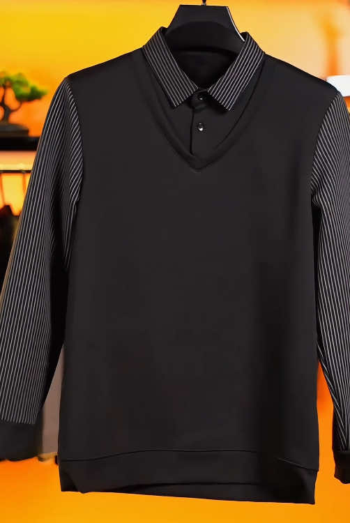 เสื้อโปโลแขนยาวสำหรับผู้ชาย สไ#tiktok #ypfッ #Love #foryou 