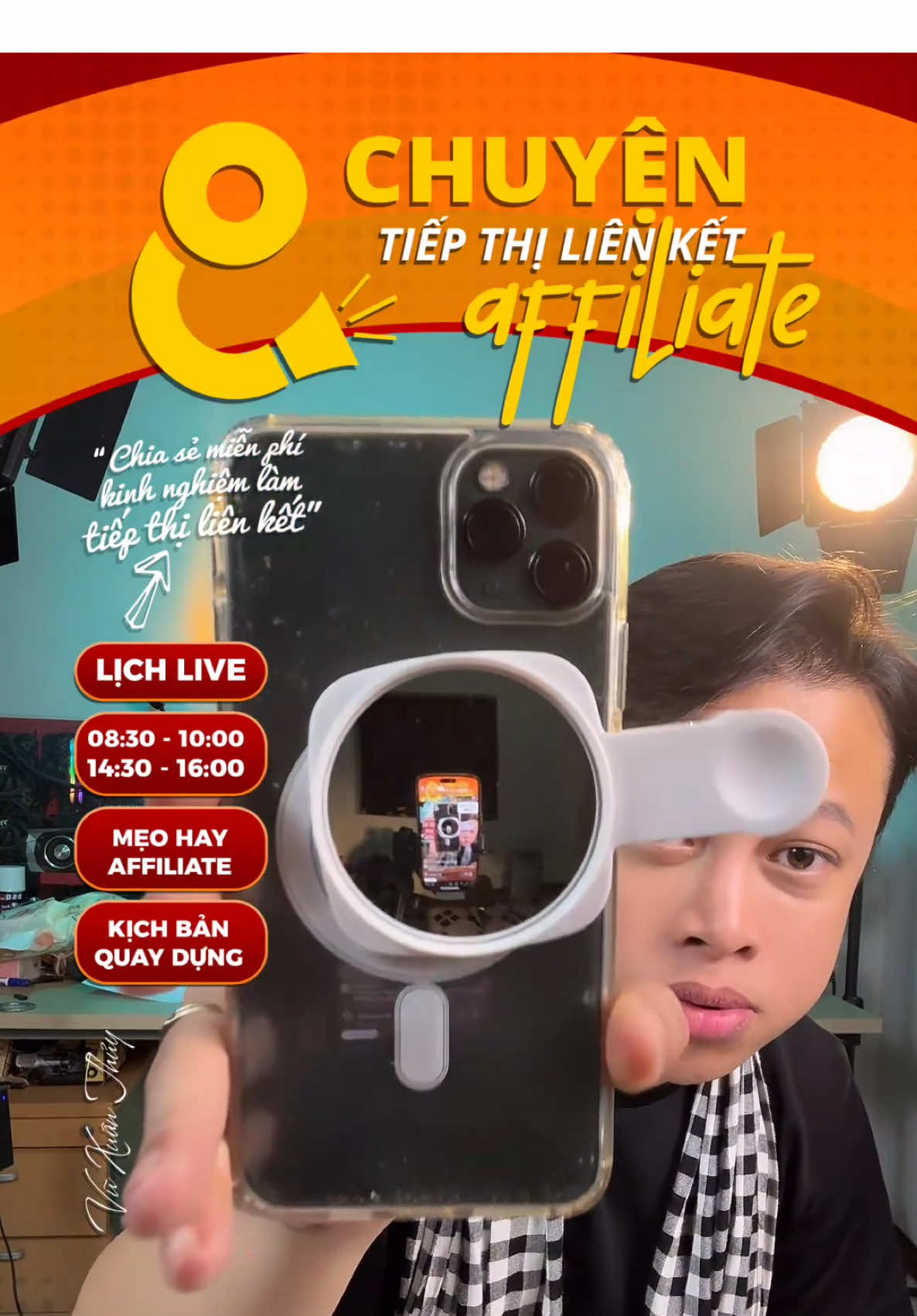 Phụ kiện giúp mọi người quay video bằng camera sau nét #LIVEhighlights #TikTokLIVE #LIVE 