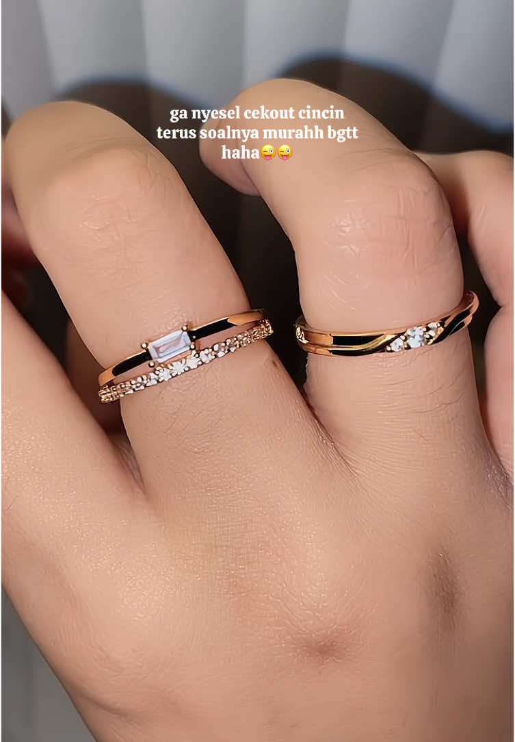 asikk ga nyesel aku restok cincin banyakk 🫵🏻🤣#cincin #wibgajian #fypシ 