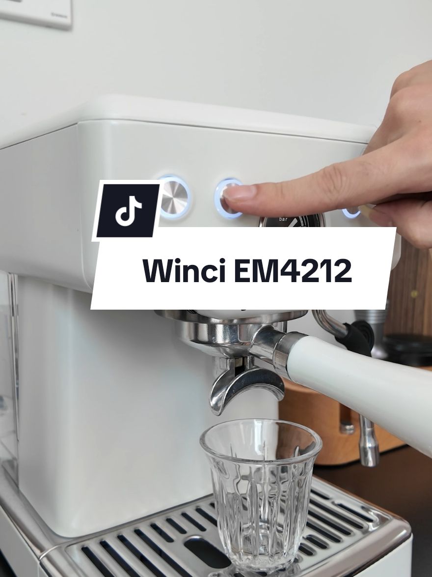 ✨Máy pha cà phê nhỏ gọn mà tiện lợi - Winci EM4212 #winci #mayphacafe #espresso #latte #fyp 