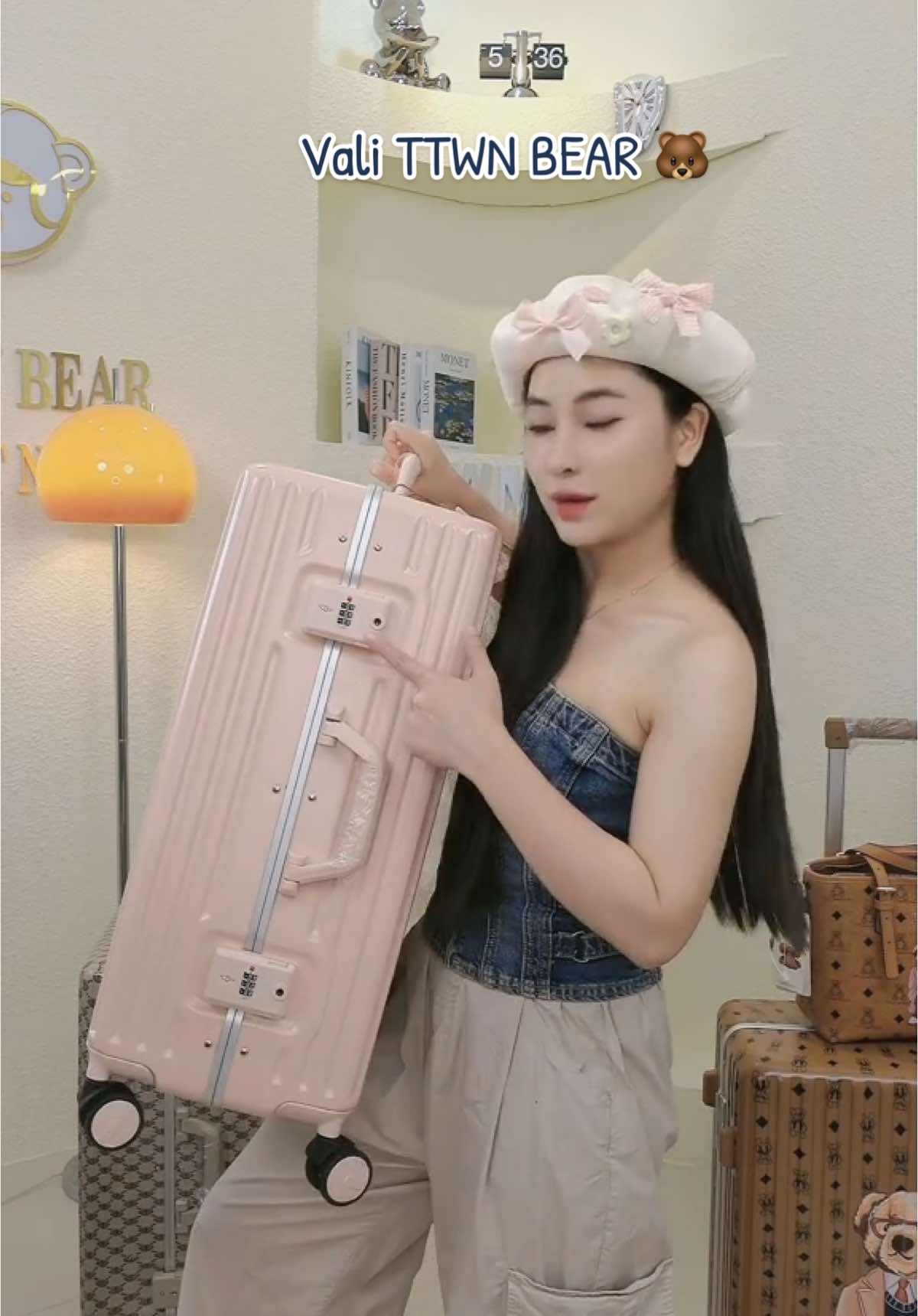 Vali #ttwnbear có xịn như lời đồn 🌚 #ttwnbearvietnam #guoobearvietnam  #vali 