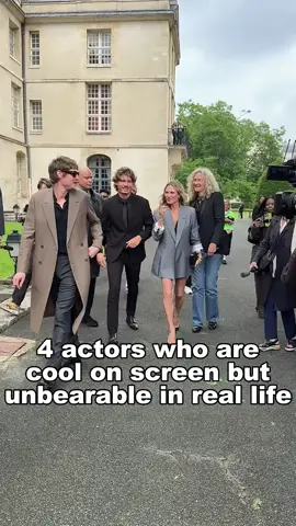 4 actors who are cool on screen but unbearable in real life #fyp #actor #foryoupage #celebrity #movie 