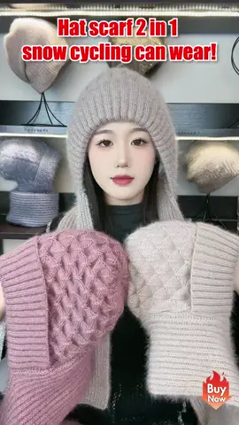 Integrated Ear Protection Windproof Cap Scarf