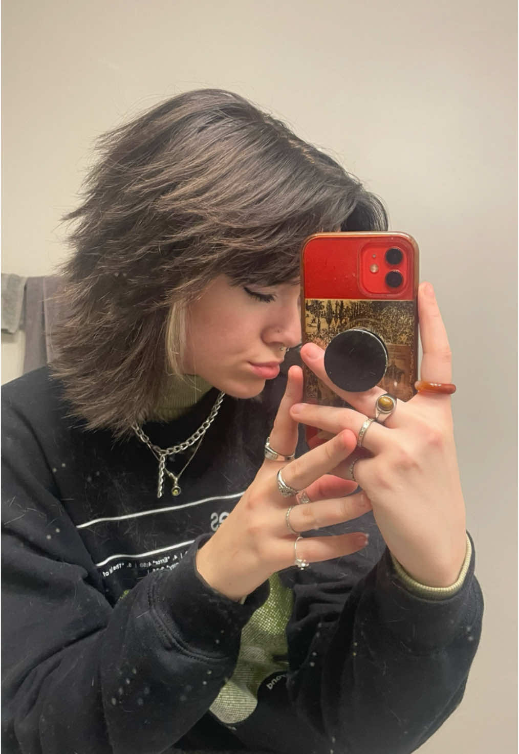 me every 8 months or so 😭 • • • #hair #haircut #wolfcut #alt #alternative #althair #hairstyle #fyp #foryou #foryoupage 
