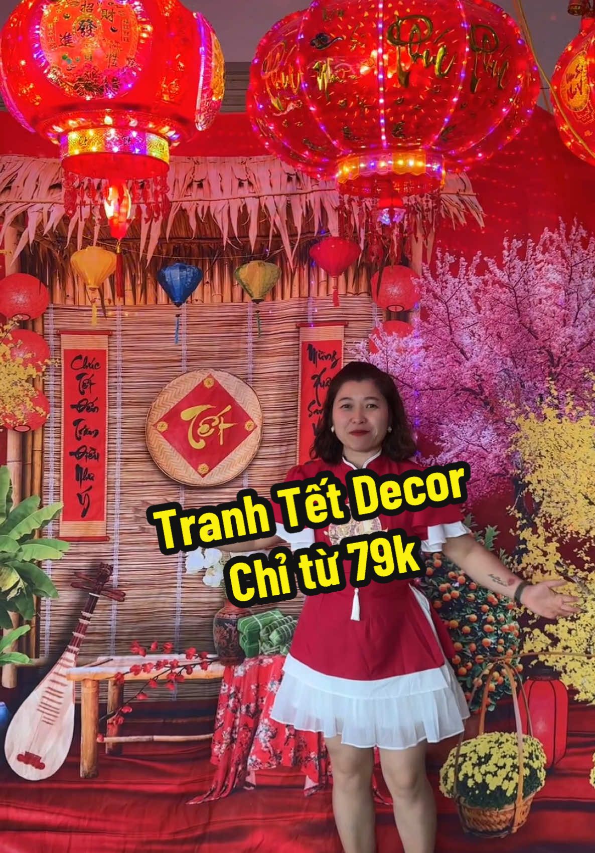 Trả lời @ThaoLy Tranh Vải 3D ,Đèn Lồng Đón Tết