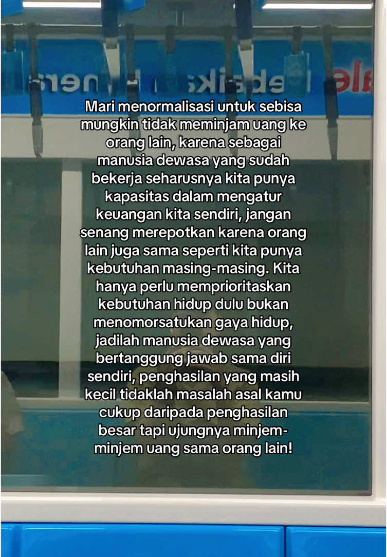 Gapapa penghasilanya masih kecil, yang penting cukup aja dulu, jangan ngrepotin orang lain!