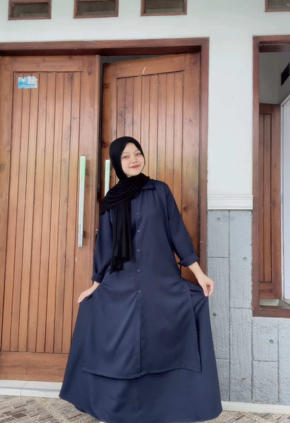 💙💙💙#fypシ゚viral🖤video #fyp #oneset #onesetmurah #tunik #outfit 