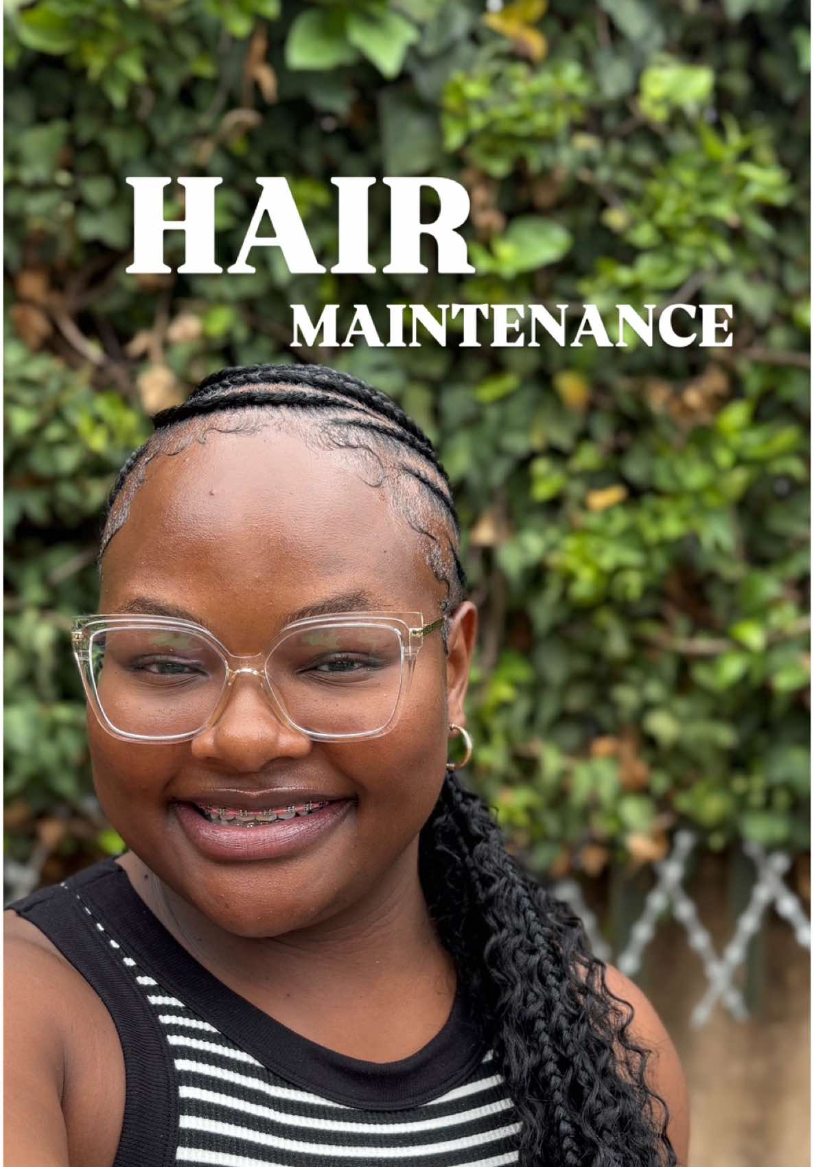 I almost impulsively cut my hair the other day😪. If it wasn’t for my life of work, it was gone! 🥹 At first, i was intentionally giving it a break but after a week, I couldn’t maintain it further. @Debrahhair would have been so upset with me 😂💕. #gracemondlana #maintenanceday #straightbackbraids #kfcmukbang #mukbangs #hairmaintenance #hairstyleideas 