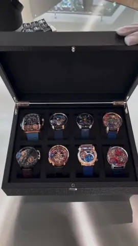 Unboxing an extraordinary collection. Which Jacob & Co. Is your favorite? #jacobandco #inspiredbytheimpossible #unboxing 