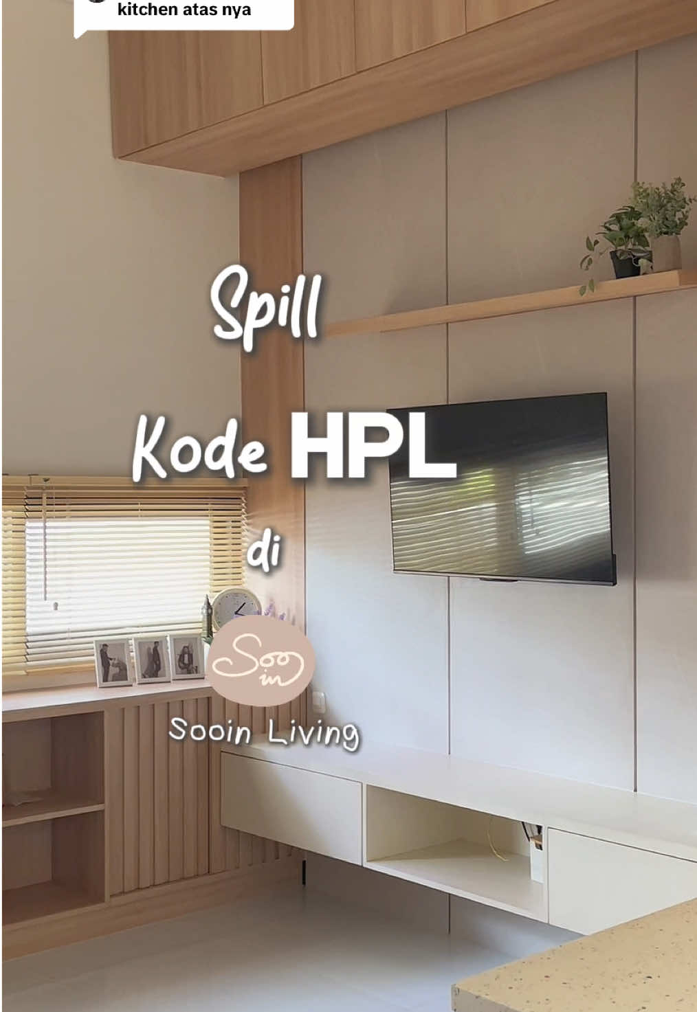 Replying to @Wahyuuu Waktunya sepal sepil kode HPL 🫶 Aku cuman pake 3 jenis HPL dan semuanya dari @TACO GROUP OFFICIAL ACCOUNT ya🤗 Semoga bermanfaat 😘😘🔥 — #hpltaco #hpl #inspirasihpl #inspirasikitchenset #inspirasirumah #desainrumah 