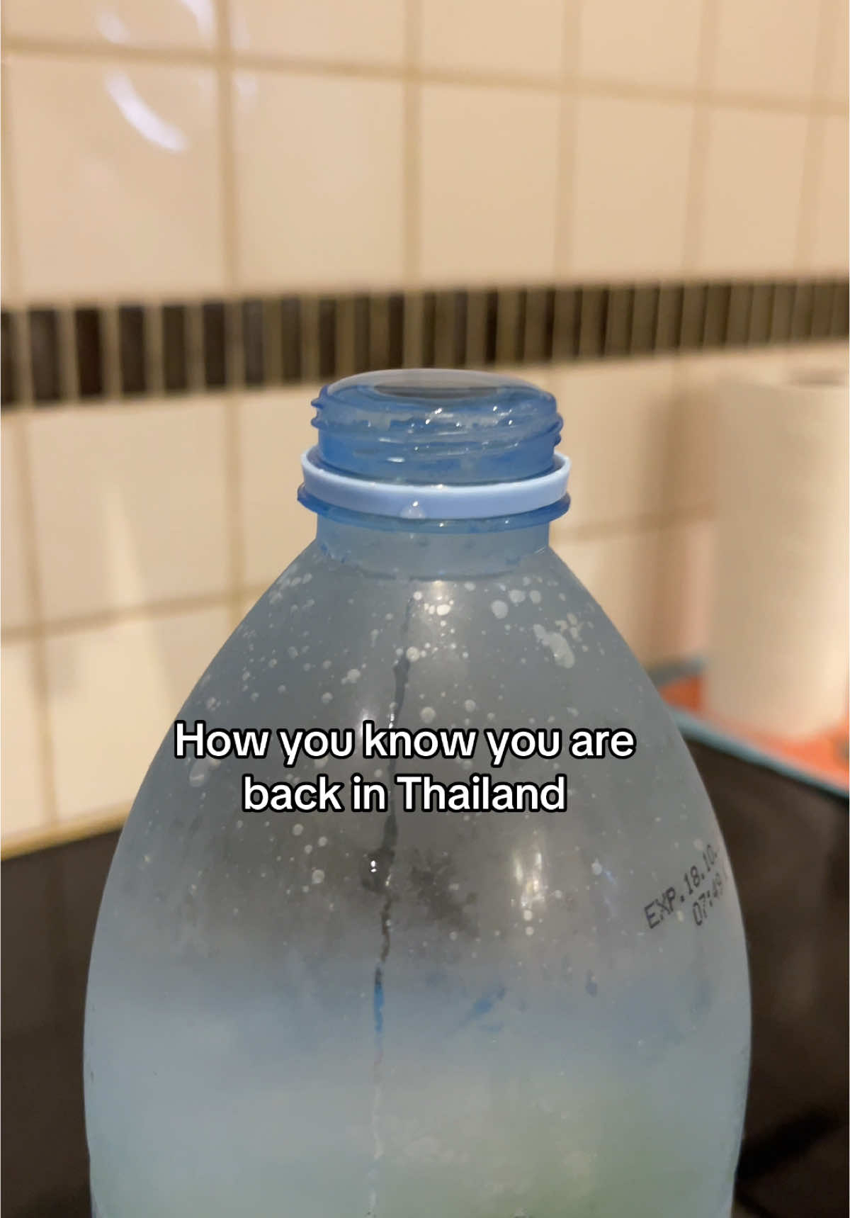 Thailand really fills water to the top!  #thailand #chiangmai #travel #travelvlog #traveltiktok #travelhumor 