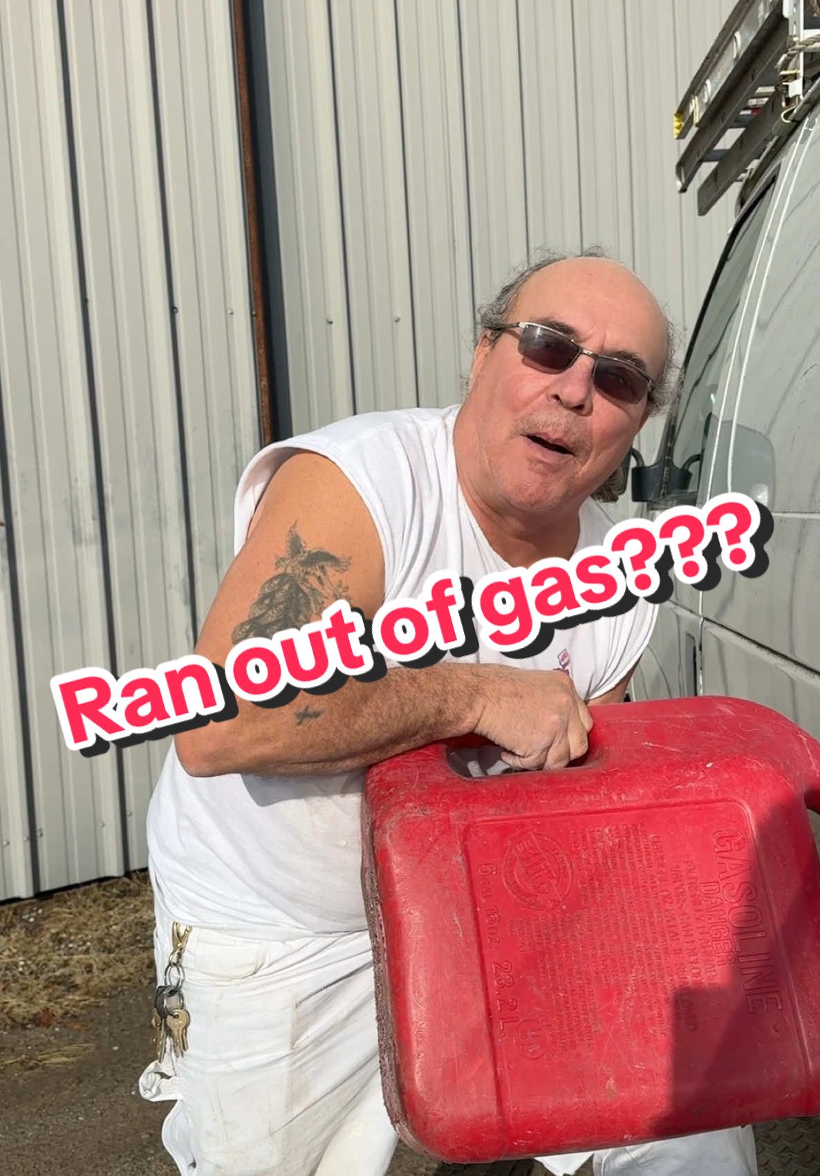 Ran out of gas??? #how #howtotiktok #makeshiftgarage #makeshifthappen #cool #skits #wild #blowthisup #comedia #longisland #viralvideo #christmas #festive #holiday #gifts #holidaycountdown #crazy #building #podcas #talkshow #gasoline #fuel #pump #gas @Devin T @Devin T 