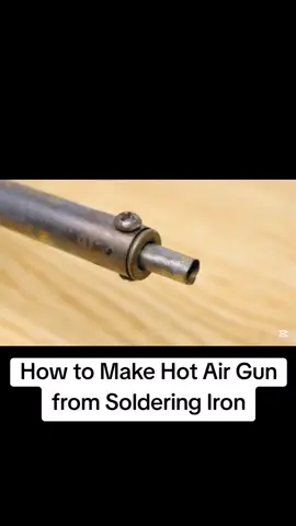 How to Make Hot Air Gun from Soldering Iron #Hot #AirGun #Soldering #Iron #lifehacks #hacks