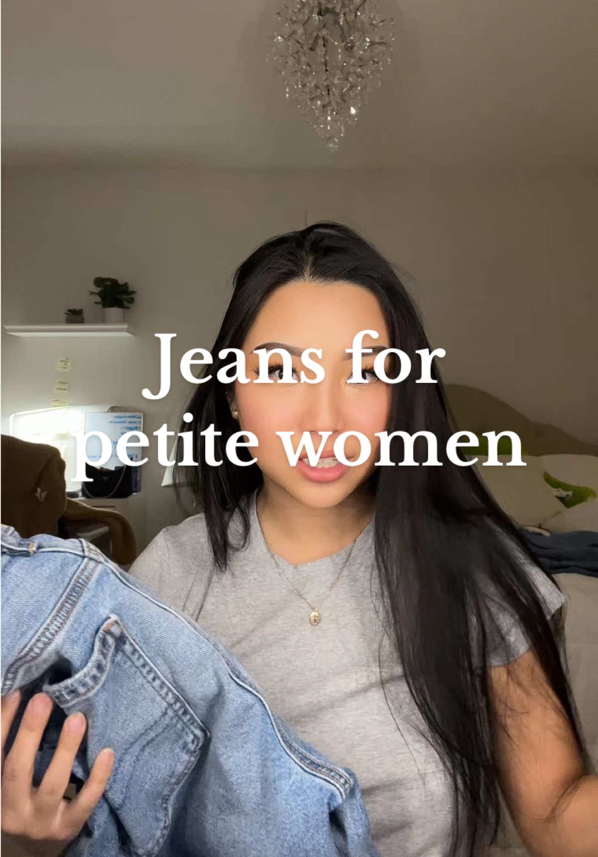 How many times do i say petite girlies in this 🤧 #jeans #petitefashion #petitejeans #americaneagle #asos #garage @American Eagle @ASOS.US @asos @Garage Clothing 