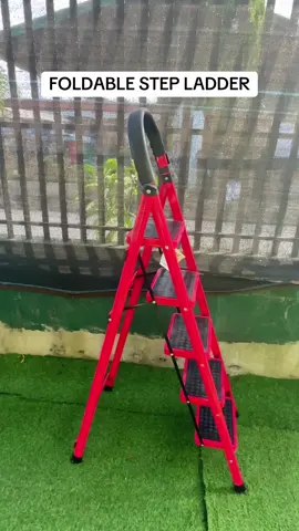 Foldable Aluminum Step Ladder ✨ #ladder #stepladder #foldableladder #foldablestepladder #fyp #foryou #budgetfriendly 