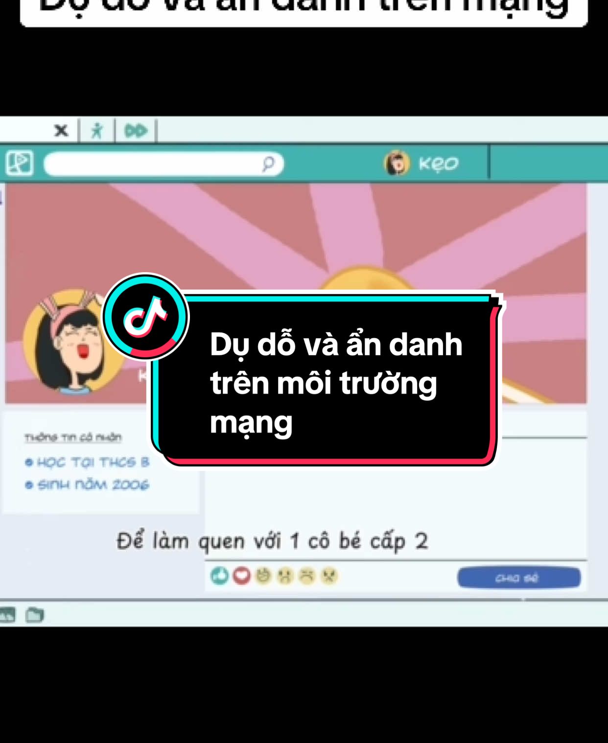Kẻ xấu gi.ả mạo trên mạng như thế nào để dụ dỗ các bạn nhỏ nhẹ dạ cả tin?  Các đối tượng l.ừa đ.ảo tình cảm. Lợi dụng tình trạng nhận thức còn hạn chế, suy nghĩ ngây thơ của trẻ, đặc biệt là trẻ đang tuổi lớn, trẻ thiếu tình thương của cha mẹ, kẻ lừa đảo tạo một mối quan hệ tình cảm giả với nạn nhân bằng cách sử dụng các chiêu trò như tán tỉnh, chia sẻ câu chuyện cảm động hoặc đưa ra lời hứa. #tongdai111 #phongchongmuabannguoi #baovetreem #phongchongbaohanhtreem #baovetreemtremtrenmoitruongmang 