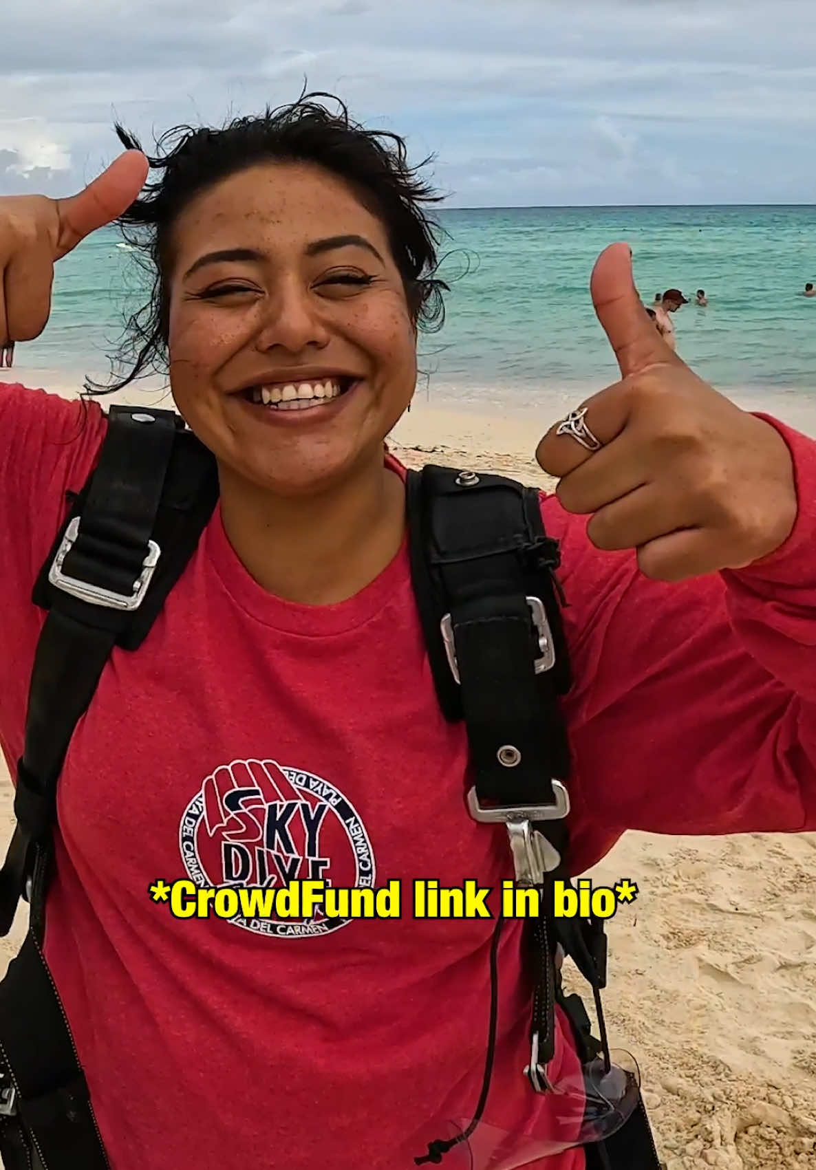 “My dream is a home for my kids” (GoFundMe 1N B10) 🥹❤️ @Skydive Playa #mexico #kindness #christmas #family #Love #support #vendor #help 