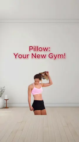 Transform your pillow into a fitness tool! 💪🏻 Try these 4 effective exercises to stay active at home. Perfect for all levels - No gym required! 🏡✨ #pulseedgefitness #pillowworkout #homefitness #quickworkout #nogymnoproblem #creativefitness #stayactive #TikTokFitness 