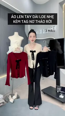 Áo len mới nhà em siu xịn luôn ạ 🥰#xuhuongtiktok #thoitrangnu #xuhuong 