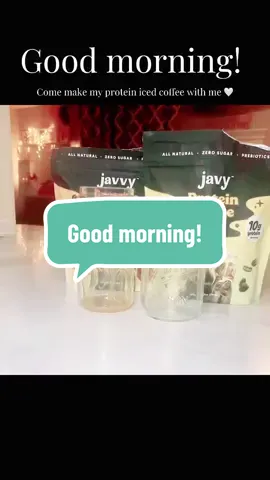 Good morning! This is Javy Protein Coffee is a perfect pick me up in the morning or anytime of the day. 🤩 #coffeetiktok #coffee #goodmorning #pickmeup #protein #weightloss #zerosugar #icedcoffee 