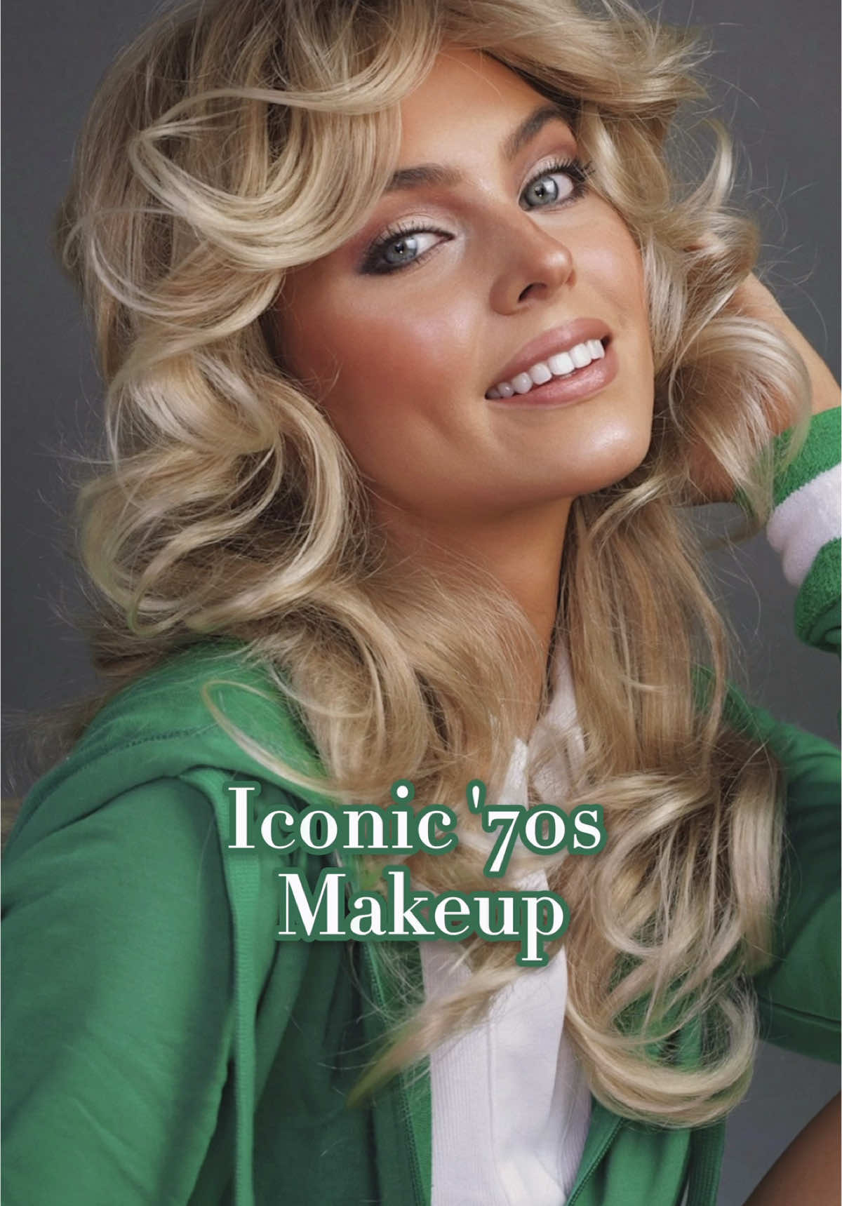 ICONIC FARRAH FAWCETT makeup☀️ #70sMakeup Adding to my #vintagevibes tutorials on YT - here’s my ode to beauty legend Farrah Fawcett’s glam.  Feathered hair, glowy makeup, shimmery shadows, and a metallic lip, paired with a preppy vibe. 🎥 The full tutorial is now LIVE on my channel—come hang out and chat with me in the comments!🎾 #VintageIcons #BeautyLegends #JackieWyers #FarrahFawcettHair #FarrahFawcettMakeup #CharliesAngels #RetroBeauty #VintageVibes #70sIcons
