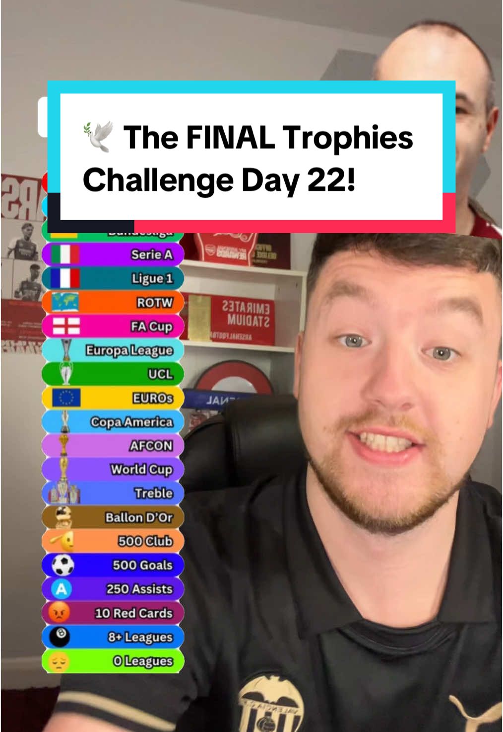 🕊️ The FINAL Trophies Challenge Day 22! #fyp #footballchallenge #footballtrivia #higherorlower #PremierLeague #laliga #bundesliga #seriea #ligue1 #MLS #eredvisie #worldcup #ucl #afcon #euro #ballondor #rorytalksfootball 