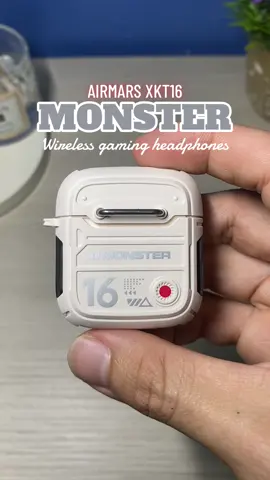 Wireless gaming headphones monster memang padu.. berkualiti tinggi.. terbaik 👍 #wirelessgamingheadphone #monster #airmarsxkt16 #earphones 