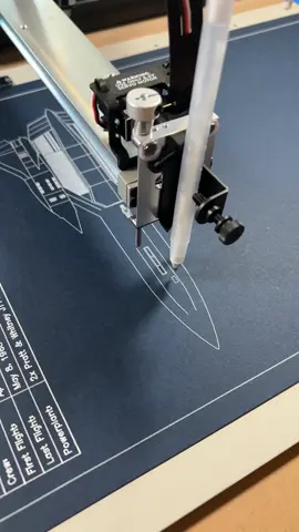 Shop custom pen art made by a vintage plotter! #lineart #vintageplotter #mechanicaldrawing