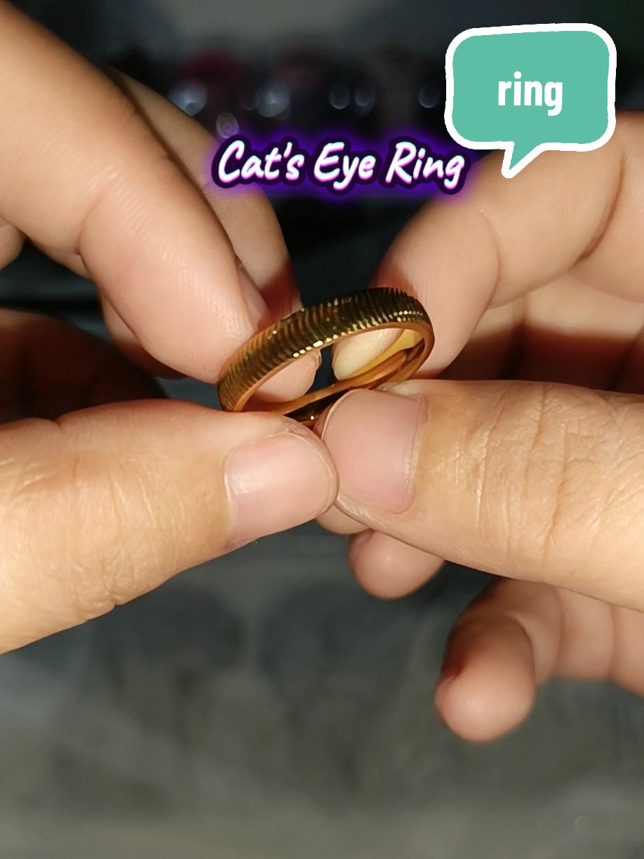 Non fade, non Tarnish ring #ring #accessories #giftideas #catseye #nontarnish 