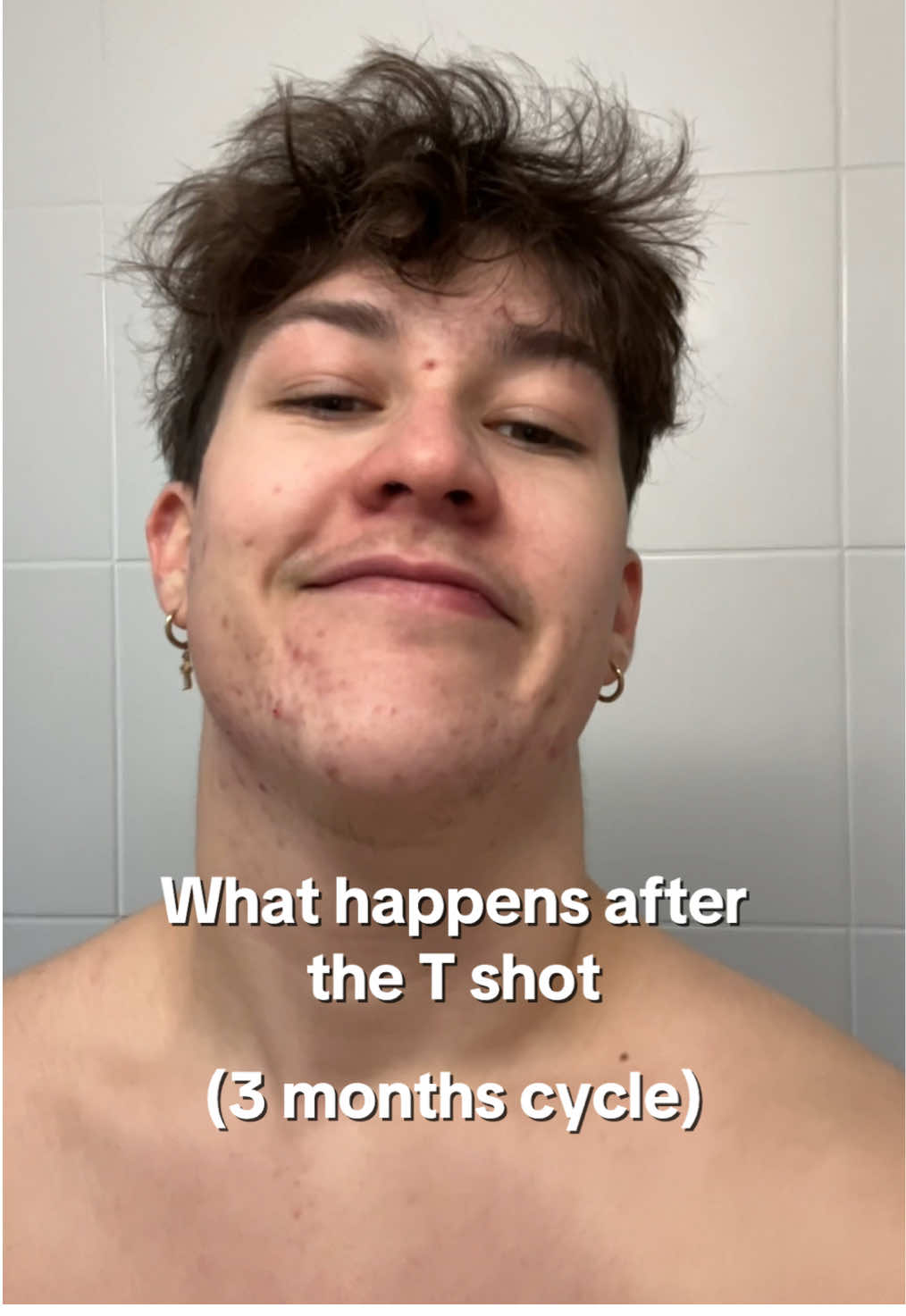 This is my personal experience - i never saw anyone talk about the energy levels.. what about you guys?? #transmasc #transman #ftm #trans #testosterone #hrt #dysphoria 