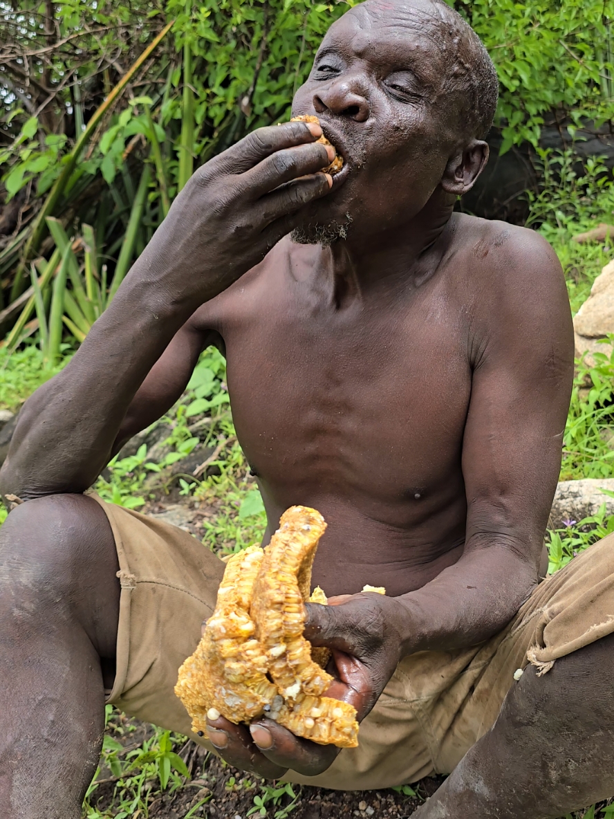 Eating Wild Honey Infront Of the Bees#Africa #hadzabe 