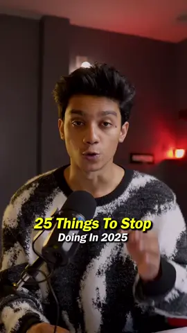 Stop doing these 25 things in 2025! #newyear #habits #SelfImprovement #growth #mindset #positivity #personaldevelopment #change 