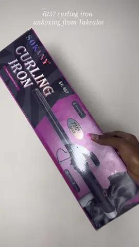 Can’t wait to review the Sokany curling iron ✨  #curlingiron #wigessentials #wiginfluencer #wiginfluencersa #25mmcurlingiron #cheapcurlingiron