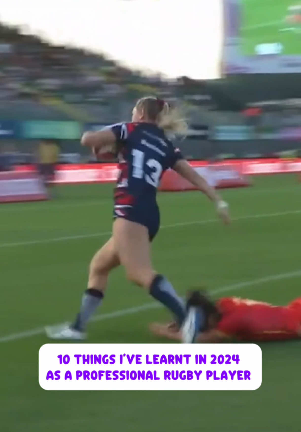 10 things I learnt in 2024 as a professional rugby player 💭 #rugby #olympian #Fitness #training #athlete #femaleathlete 