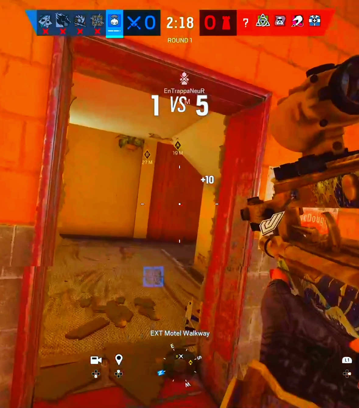 Best ace ever hit on top champs 💯 #r6 #r6siege #r6clips #champ #rainbow #rianbowsixsiege #fyp #jynxzi #stompn #ps5 #contoller @yArtxs @ABS0IUTE 