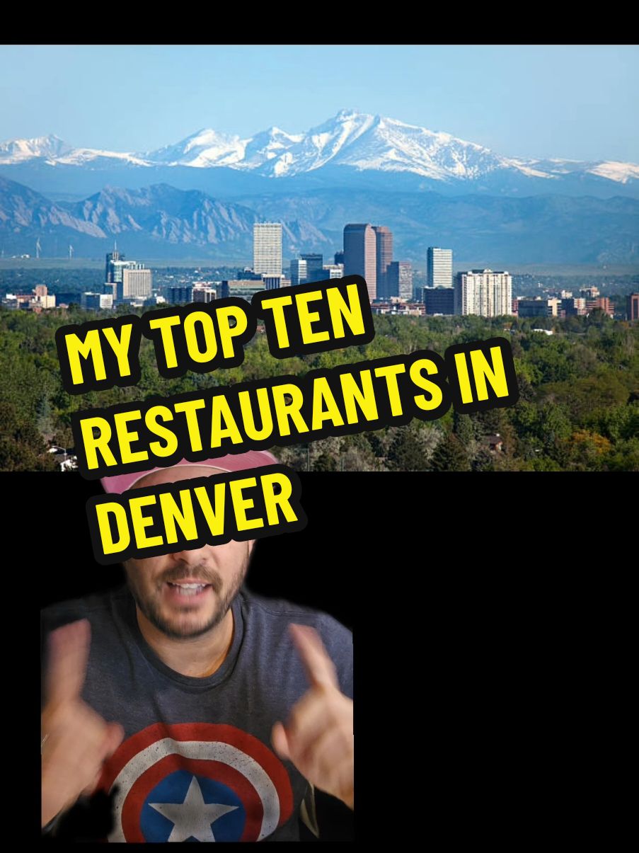 Here is my TOP Ten Favorite Restaurants in Denver! what's your favorite spot? Follow me for more Food reviews #fyp #viralvideo #restaurant #Denver #foodtiktok #colorado #breakfast #lunch #dinner 