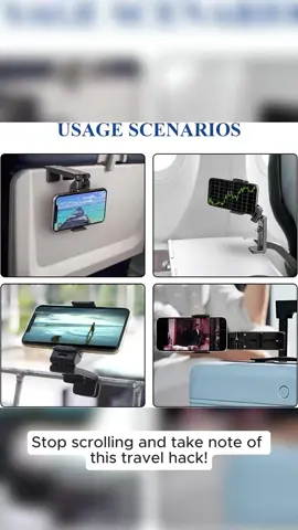 Flight phone holder 360 degrees rotation 