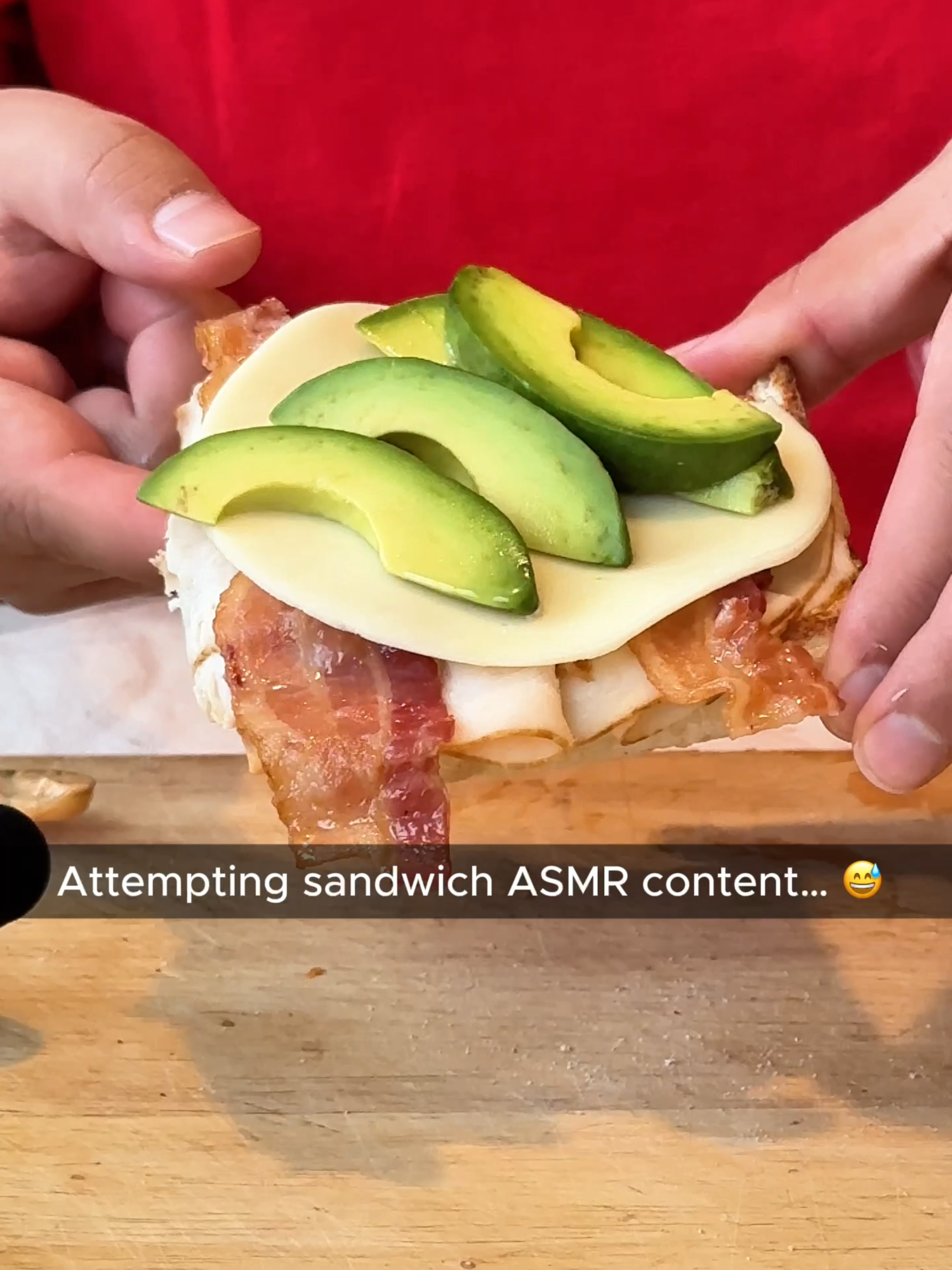 Don’t make sandwich content if your roommate hasn’t eaten 🤣