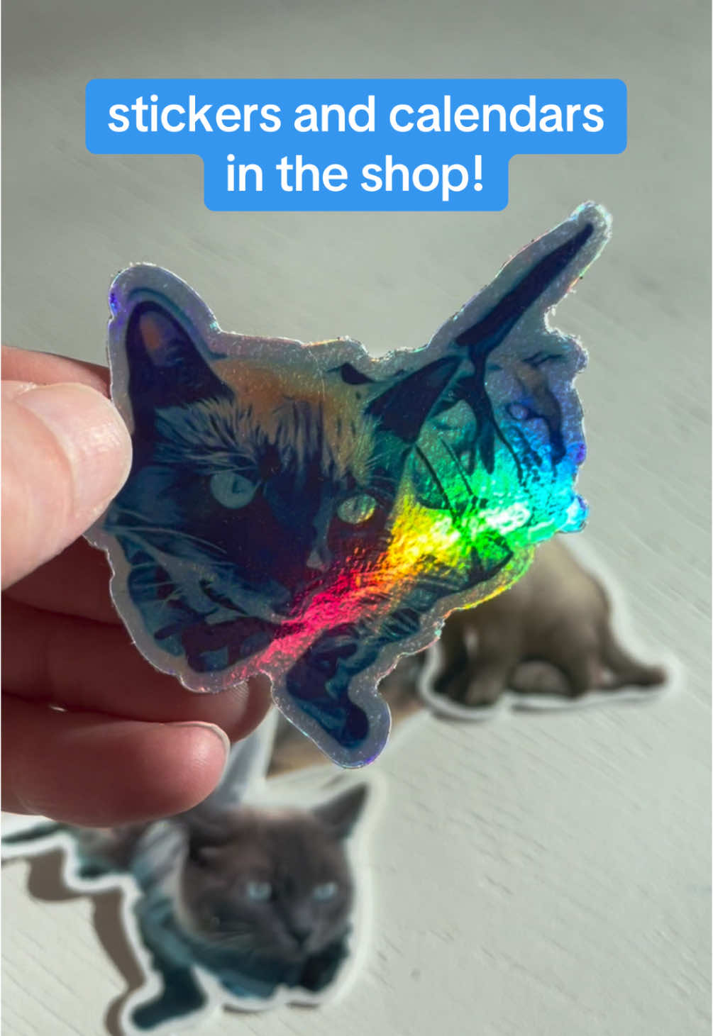 Link in bio! #cat #catsoftiktok #fyp #stickers 