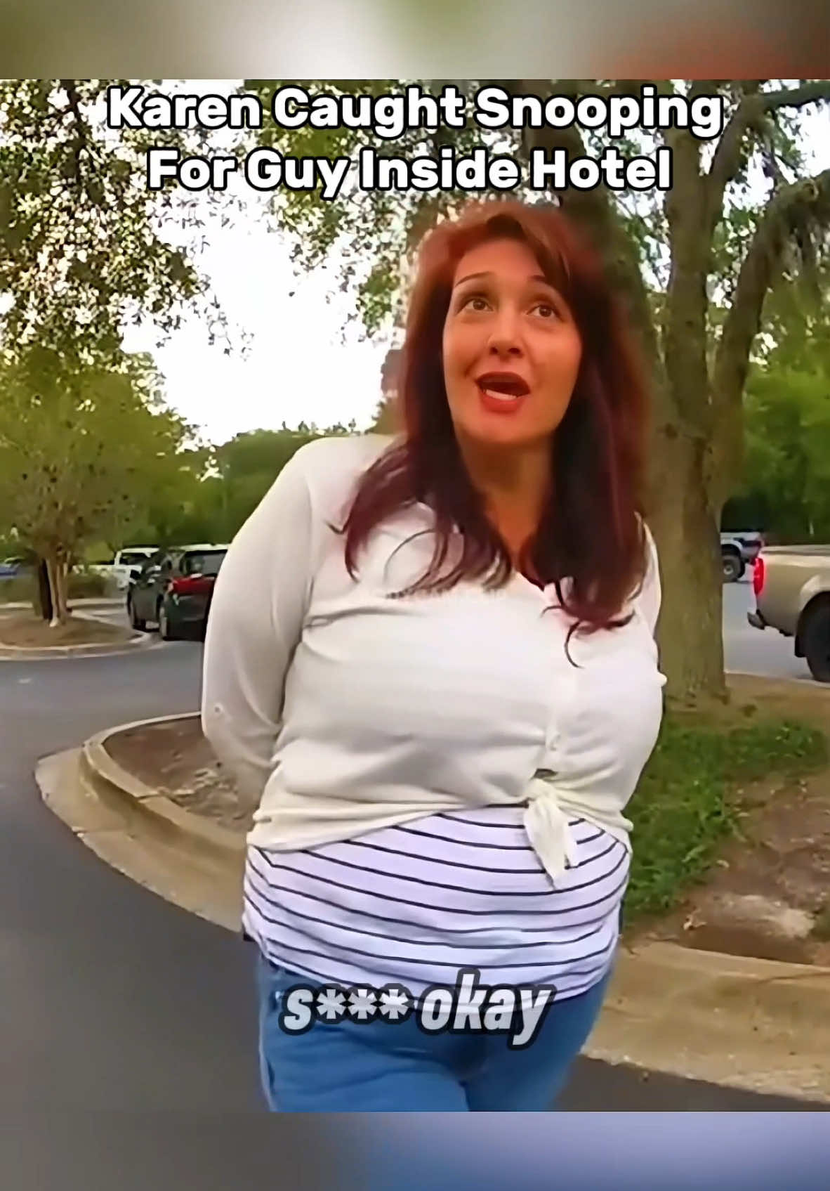 Police got a report of a women snooping outside of a hotel after she was involved in a conflict with a guy inside the hotel. Does she seem suspicious? #fypツ #copcam #bodycamera #policevideos #duiarrest 