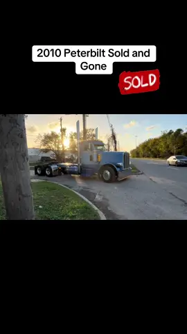 Our 2010 Peterbilt headed home and out!!! #peterbilt #trucks #houston #sold 