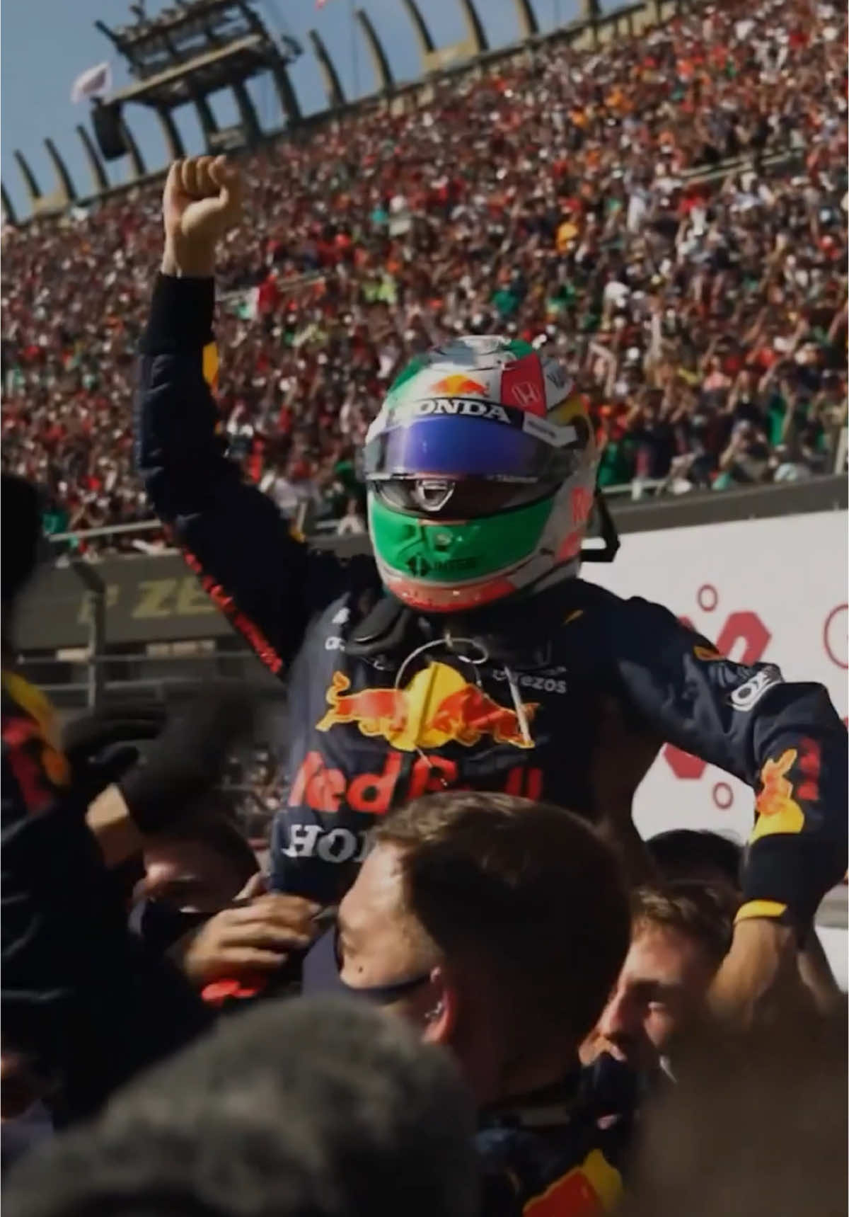 From the track to the post-race celebration, your bold spirit and pride for Mexico have been an inspiration to us all. You will always be a part of our familia. Gracias, @Sergio Pérez.  #PatronTequila #PatronxChecoPerez #DrivenByPassion