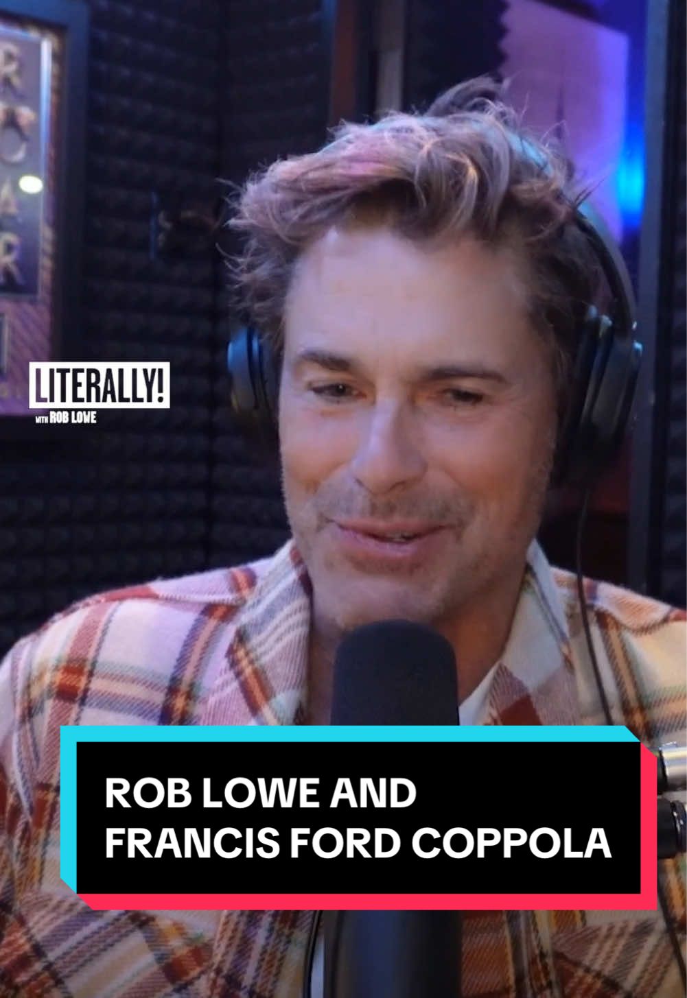 Francis Ford Coppola and Rob on Greasers vs. Socs in “The Outsiders.” #Literally @Rob Lowe 