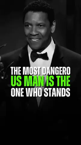 The Most Dangero us Man is The One Who Stands. Denzel Washington Motivational Advice 💬🎧 #motivation #DenzelWashington #lifequotes #quotes #lifelessons #inspriation #inspirational #success #motivational #usa #foryou #advice 