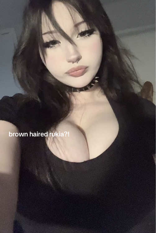 maybe not…hi #rukia#bleach#anime#brownhair#animegirl#iloveanime#altgirl#choker#spikez#gothgirl#fypシ#foryoupage#fyp#fyppppppppppppppppppppppp 