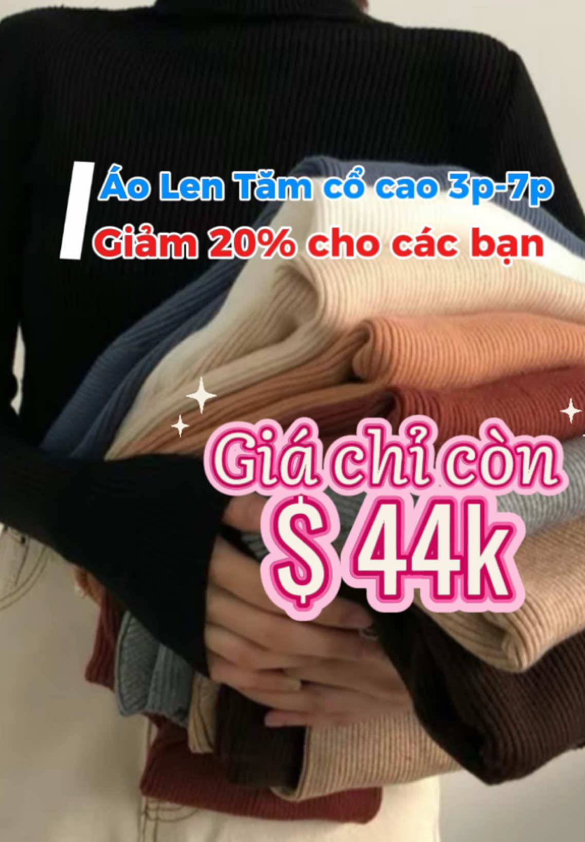 #aothun #aolen Áo len tăm cổ cao 3p - 7p #aokhoac #xuhuong #xuhuongtiktok 