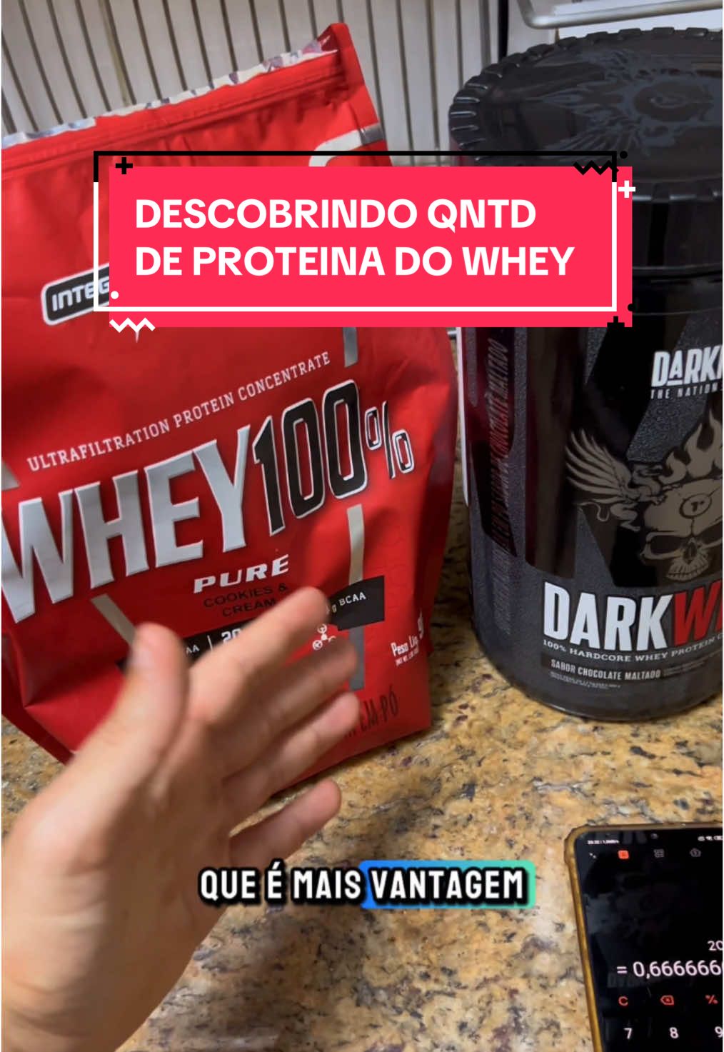 Como saber a concentração de proteina da dose do seu whey! Indico sempre wheys que tenham NO MINIMO 65% de proteina. Alem disso, veja tambem o ingredientes, a unica fonte de proteina do whey é a proteinca concentrada (ou isolada) do soro do leite! #whey #suplementacao #suplementos #ganharmassa #ganharmassamuscular #hipertrofia #aminoacidos #academia #ganharpeso #nutricao #dica #dicadonutri #emagrecimento #saude 