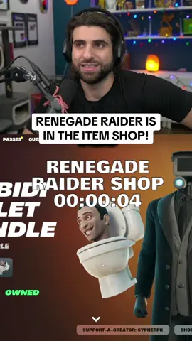 Dont forget to use Code SypherPK on the item Shop ❤️  #sypherpk #fortnite #sypherpk #renegaderaider #epicpartner