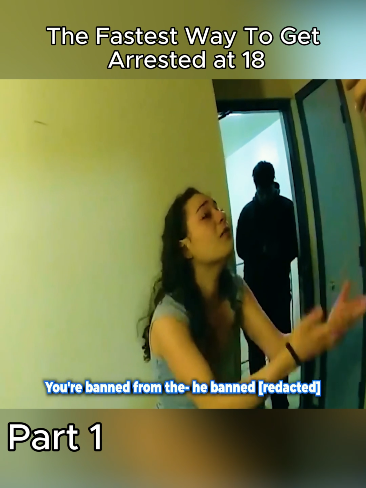 Part  1 The Fastest Way To Get Arrested at 18 #police #bodycam #cops #policeofficer #foryouu #fyb