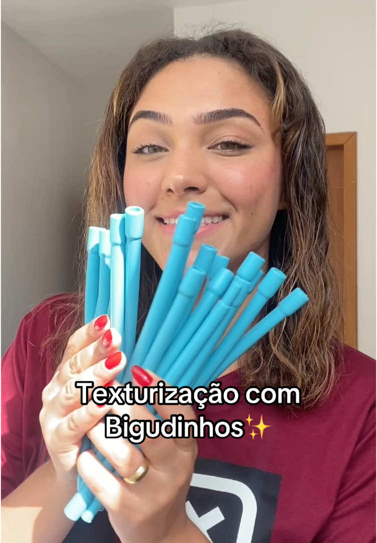Texturiação com bigudinhos✨ #texturizacaocapilar #transicaocapilar #cachostiktok #cabelocacheado #fyyy #foryou